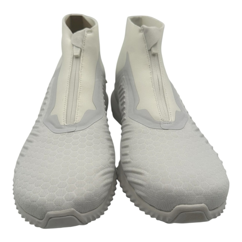Adidas Kith x AlphaBounce Zip Shoes Mens Sz 10.5 Crystal White Sneakers DA9707 - Picture 4 of 15